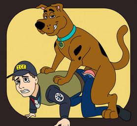 all_fours anal anal_penetration animal_genitalia animal_penis bestiality big_knot bodily_fluids bottomwear brown_body brown_fur brown_hair bulletproof_vest butt canine_genitalia canine_penis clothed clothed_human clothing collar crying denim denim_bottomwear denim_clothing duo feral feral_penetrating feral_penetrating_human feral_raping_human footwear forced forced_anal fuck_ice fur genitals hair hat headgear headwear human_on_feral human_penetrated human_raped imminent_knotting interspecies jeans knot knotted_penis looking_at_viewer male male/male male_penetrated male_penetrating male_penetrating_male mask neck_gaiter officer pale_skin pants penetration penis politics rape sex sheath shoes simple_background smile smiling_at_viewer smirk smirking_at_viewer tail tears teeth text text_on_clothing text_on_hat text_on_headwear torn_bottomwear torn_clothing torn_pants mike_hawk hanna-barbera scooby-doo_(series) u.s._department_of_homeland_security u.s._immigration_and_customs_enforcement scooby-doo canid canine canis domestic_dog great_dane human mammal mastiff molosser 2026 colored dialogue_in_description digital_media_(artwork) hi_res