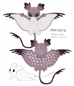 :< ambiguous_feral ambiguous_gender brown_body brown_ears brown_skin brown_tail closed_smile countershading dark_tail_tip dipstick_tail feral kemono markings mouth_closed simple_background smile solid_oval_eyes solo spots spotted_body spotted_head tail tail_markings tan_body tan_countershading teal_eyes text white_background jejejunum aquatic fish naripeta ray_(fish) 2026 digital_drawing_(artwork) digital_media_(artwork) english_text firealpaca_(artwork) hi_res model_sheet