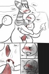 2012 2:3 ampharos anal anal_penetration anthro anus balls big_dom_small_sub blush bodily_fluids charmander clothed clothing comic crying cum cum_in_ass cum_inside dialogue digital_drawing_(artwork) digital_media_(artwork) dominant duo english_text erection fire flaming_tail fresnel_(buyobutt) gaping gaping_anus generation_1_pokemon generation_2_pokemon genital_fluids genitals haychel hi_res larger_male male male/male male_penetrated male_penetrating male_penetrating_male mike_the_charmander monochrome mostly_nude nintendo penetration penis pmd-e pokemon pokemon_(species) scarf sex size_difference smaller_male tail tapering_penis tears text