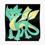 female feral green_body green_skin solo tail wings unknown_artist dragons:_rescue_riders dreamworks mythology summer_(rescue_riders) dragon fastfin mythological_creature mythological_scalie scalie 1:1