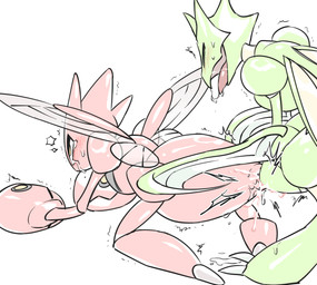 ahegao all_fours anthro anthro_on_anthro anthro_penetrated anthro_penetrating anthro_penetrating_anthro arthropod_abdomen arthropod_abdomen_genitalia arthropod_abdomen_penetration arthropod_abdomen_penis arthropod_abdomen_vulva blush bodily_fluids bolt_emanata claws cum cum_drip cum_from_vagina cum_in_vagina cum_inside cum_splatter dripping duo ejaculation emanata female female_penetrated flash_emanata genital_fluids genitals green_body insect_wings kneeling looking_away looking_pleasured male male/female male_penetrating male_penetrating_female motion_lines narrowed_eyes open_mouth penetration penile penile_penetration penis precum precum_drip red_body saliva saliva_drip saliva_string sex shaking side_view simple_background tears tongue tongue_out vaginal vaginal_fluid_drip vaginal_fluids vaginal_penetration vulva white_background wings yellow_eyes moocow nintendo pokemon generation_1_pokemon generation_2_pokemon pokemon_(species) scizor scyther