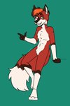 anthro male solo anonymous_artist maestro_peacewalker_(maestrofox) canid canine fox mammal 2:3 hi_res
