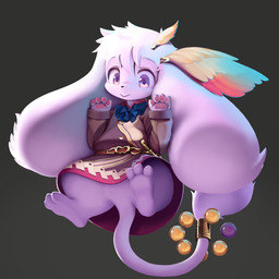 3_toes 4_fingers anthro bangs barefoot big_ears biped clothed clothing dagger feathers feet fingers floppy_ears fluffy fluffy_hair fur hair hair_between_eyes kemono long_ears looking_at_viewer lop_ears male melee_weapon pawpads paws plantigrade scabbard smile soles solo tail toes tuft weapon white_body white_ears white_fur white_tail young lyc cyberconnect2 drecom full_bokko_heroes freikugel_(full_bokko_heroes) lagomorph mammal 1:1 2020 colored digital_media_(artwork) hi_res shaded