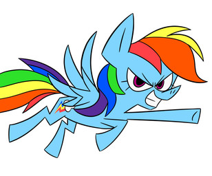 blue_body cutie_mark eyelashes feathered_wings feathers female feral hair looking_at_viewer multicolored_hair multicolored_tail nude purple_eyes rainbow_hair rainbow_tail simple_background smile solo tail white_background wings jdone friendship_is_magic hasbro my_little_pony mythology rainbow_dash_(mlp) equid equine mammal mythological_creature mythological_equine pegasus 2026 digital_media_(artwork) hi_res