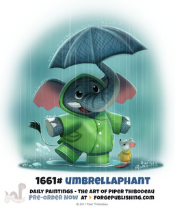 ambiguous_gender anthro beady_eyes black_eyes black_hair clothed clothing coat duo fur green_raincoat hair humor open_mouth puddle pun raincoat raining simple_background size_difference text topwear tusks umbrella visual_pun white_background white_body white_fur yellow_raincoat piper_thibodeau elephant elephantid mammal mouse murid murine proboscidean rodent 2017 digital_media_(artwork) digital_painting_(artwork) english_text painting_(artwork) url