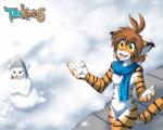 claws feline female flora_(twokinds) fur helmut keidran mammal nude paws scarf snow snowman solo striped_fur tiger tom_fischbach twokinds wallpaper winter
Rating: Safe
Score: 16
User: Lunaz
Date: December 24, 2013