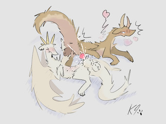 6_nipples animal_genitalia animal_penis anus balls belly_blush blush bodily_fluids body_blush canine_genitalia canine_penis cum cum_in_sheath cum_inflation cum_inside docking duo ear_piercing erection eyes_closed feral feral_on_feral feral_penetrated feral_penetrating feral_penetrating_feral fur genital_fluids genitals heart_symbol high-angle_view holding_butt horn inflation intraspecies knot knotted_penis looking_at_another looking_at_partner looking_pleasured lying male male/male male_penetrated male_penetrating male_penetrating_male moan multi_nipple nipples on_back penetration penile penile_penetration penis piercing sex sheath sheath_penetration sheath_play sheath_sex simple_background smile spread_legs spreading toony k9derg_(artist) mythology xueyou_(character) dragon furred_dragon furred_scalie mythological_creature mythological_scalie scalie 2025 4:3 absurd_res digital_media_(artwork) hi_res