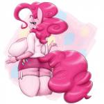 anthro anthrofied blush bracelet butt clothed clothing female hair half-closed_eyes jewelry legwear long_hair looking_at_viewer narrowed_eyes pink_hair solo stockings upskirt doggie999 king-kakapo friendship_is_magic hasbro my_little_pony pinkie_pie_(mlp) earth_pony equid equine horse mammal pony 1:1 2015 colored hi_res