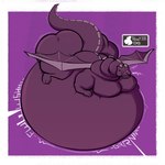 air_inflation ambiguous_gender back_spikes belly belly_expansion big_belly big_butt black_body butt expansion feral feral_only horn hud huge_belly huge_butt hyper hyper_belly hyper_inflation inflation neck_spikes nude purple_eyes quadruped simple_background solo spiked_tail spikes spikes_(anatomy) tail thick_thighs smokey_blokey microsoft minecraft mojang mythology xbox_game_studios dragon ender_dragon mythological_creature mythological_scalie scalie hi_res