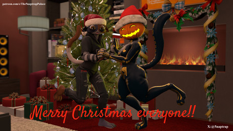 big_butt big_eyes black_body black_bodysuit black_clothing black_hoodie black_nails black_skinsuit black_topwear bodysuit bottomwear box butt chimney christmas_clothing christmas_headwear christmas_tree clothing colored_nails container denim denim_bottomwear denim_clothing duo female food for_a_head fruit furniture gift gift_box glowing glowing_eyes glowing_face hand_holding hat headgear headwear holidays holly_(plant) holyday hoodie jeans living_room looking_at_viewer multicolored_body nails on_one_leg pants plant postcard pumpkin pumpkin_head red_carpet red_clothing red_hat red_headwear red_sofa red_text rug santa_hat skinsuit slightly_chubby smile smiling_at_viewer sofa standing text thick_thighs tight_clothing topwear tree wide_hips yellow_eyes 5naptrap christmas epic_games fortnite fortnite:_battle_royale patreon valve valve_corporation meow_skulls spice_(fortnite) animal_humanoid animate_inanimate calico_cat calico_cat_humanoid cat_humanoid domestic_cat elemental_creature felid felid_humanoid feline feline_humanoid felis flora_fauna food_creature humanoid mammal mammal_humanoid object_head 3d_(artwork) digital_media_(artwork) hi_res source_filmmaker_(artwork) url