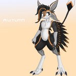 anthro black_hair claws fail feathers female fur hair solo white_body white_fur wings a.u.tumn jasuni_warmvoice avali 1:1 aseprite_(artwork) digital_media_(artwork) low_res