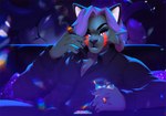 anthro butt cigar fur male nightclub smoking kiliankuro domestic_cat felid feline felis mammal