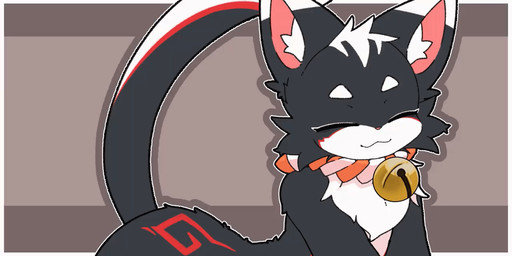 animated_gif anthro bell bell_collar black_body black_fur blinking cat_smile collar fur inner_ear_fluff jiggling male multicolored_body multicolored_fur neckwear neckwear_only purple_eyes simple_background sloe solo tail tail_motion tailwag tuft white_body white_fur uneet13 chibi_(chibi_catto) felid feline mammal 2025 2:1 animated digital_media_(artwork) short_playtime