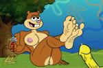 anthro big_breasts breasts butt detailed_background duo erection feet female flower flower_cloud_(spongebob) foot_focus genitals grass green_grass humanoid_genitalia humanoid_penis male nude penis plant plantigrade sandy's_treedome solo_focus tree tree_dome vein lazzylad nickelodeon spongebob_squarepants sandy_cheeks spongebob_squarepants_(character) mammal marine rodent sciurid sea_sponge tree_squirrel 3:2 hi_res