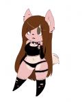 alternative_fashion anthro breasts chibi emo female hair smile solo j.fbelen jfbelen canid canine canis domestic_dog mammal wolf animated digital_media_(artwork) oekaki pixel_(artwork) pixel_animation short_playtime