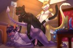all_fours anal anal_penetration anthro ass_up bent_over butt collar cum doggystyle dragon erection eyes_closed eyewear feline from_behind gay glasses group group_sex humanoid_penis interspecies kesslan khris_dragon lark male mammal nude panther penetration penis precum rajii sergal sex threesome tongue tongue_out toys train_position
Rating: Explicit
Score: 70
User: Lark_thelandshark
Date: January 26, 2014