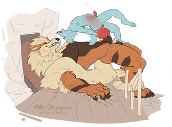 abdominal_bulge anal anal_orgasm anal_penetration animal_genitalia animal_penis anthro anthro_on_anthro anthro_penetrated anthro_penetrating anthro_penetrating_anthro anthrofied ball_tuft balls biceps big_balls big_penis bodily_fluids butt canine_genitalia canine_penis claw_marks claws cum cum_while_penetrated cumshot duo ejaculation erection eyes_closed fangs finger_claws fur genital_fluids genitals hands-free knot larger_anthro larger_male male male/male male_anthro male_penetrated male_penetrating male_penetrating_male muscular muscular_anthro muscular_male nude obliques orange_body orange_fur orgasm orgasm_face outside pecs penetration penile penile_penetration penis penis_in_ass pokemorph serratus sex sheath size_difference smaller_anthro smaller_male tail tan_body tan_fur teeth toe_claws tuft zephyxus nintendo pokemon arcanine canid canine generation_1_pokemon mammal pokemon_(species) 2025