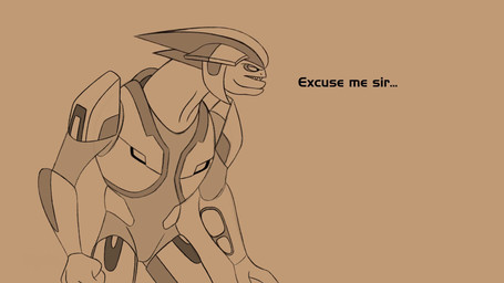 3_fingers 4_fingers anthro arm_quills armor bracelet dialogue duo fingers full_armor gesture hand_gesture headgear helmet jewelry male mandibles middle_finger money quill_hair simple_background smile text christopher_schneider halo_(series) microsoft xbox_game_studios alien kig-yar ruuhtian sangheili scalie 16:9 animated english_text hi_res monochrome sepia short_playtime sound video widescreen