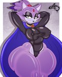 anthro camel_toe cape clothing cosplay crossover_cosplay female leotard nipple_outline pose solo renegade-157 dc_comics sega sonic_the_hedgehog_(series) blaze_the_cat raven_(dc) domestic_cat felid feline felis mammal 2024 absurd_res crossover hi_res pinup