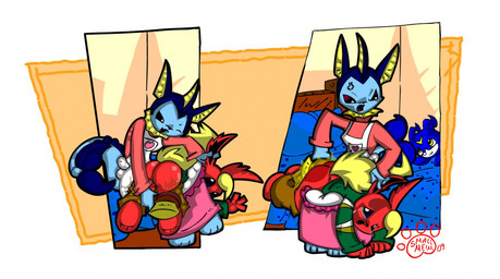 angry anthro anthrofied bed bedroom bodily_fluids bottomwear bottomwear_down brush butt butt_slap clothed clothing corporal_punishment crying discipline dress duo female furniture hairbrush male male/female otk pants pants_down parenting partially_clothed punishment reddened_butt slap spank_marks spanked_butt spanking tears underwear underwear_down young smallmew nintendo pokemon eeveelution flareon generation_1_pokemon pokemon_(species) vaporeon mother_(lore) mother_and_child_(lore) mother_and_son_(lore) parent_(lore) parent_and_child_(lore) parent_and_son_(lore) son_(lore)