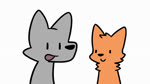 accordion anthro black_nose dialogue duo fur grey_body grey_fur humor male musical_instrument neck_tuft open_mouth orange_body orange_fur simple_background size_difference text tuft white_background graywalf graywalf_(character) canid canine canis mammal wolf 16:9 animated credits english_audio english_text frame_by_frame hi_res short_playtime sound webm widescreen