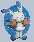 3_toes 4_fingers ambiguous_gender annoyed anthro blue_body blue_fur eyes_closed feet fingers floatie fur inflatable solo tail toes white_body white_fur mashyst 2024_pokemon_gigaleak beta_pokemon_games nintendo pokemon beta_pokemon_(species) lagomorph mammal warabbit 2024 4:5 english_description hi_res