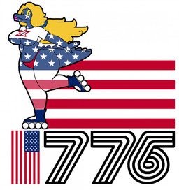 american_flag anthro big_breasts blonde_hair bottomwear breasts clothing female hair holidays lips navel non-mammal_breasts roller_skates shirt solo star thick_thighs topwear under_boob united_states_of_america vdisco 4th_of_july tamsey_(vdisco) crocodile crocodilian reptile scalie 2025 digital_media_(artwork) hi_res