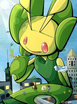 ambiguous_gender blue_clothing blue_dress brown_hair carrying_another city clothing day dress extreme_size_difference eye_contact female feral flying gentle_giant green_body group hair holding_character light light_beam looking_at_another macro male open_mouth open_smile outside shocked size_difference sky skyscape smile standing sunbeam sunlight text yellow_body orez-suke nintendo pokemon altaria ampharos delphox generation_2_pokemon generation_3_pokemon generation_4_pokemon generation_5_pokemon generation_6_pokemon human leavanny lopunny mammal pokemon_(species) skitty staravia unfezant 2019 absurd_res artist_name digital_drawing_(artwork) digital_media_(artwork) hi_res watermark