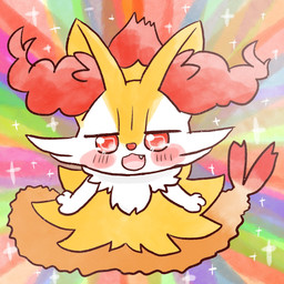 ambiguous_anthro ambiguous_gender anthro biped chibi cute_fangs dipstick_tail fangs food front_view markings open_:3 open_mouth open_smile shrimp_(food) smile solo sparkles tail tail_markings teeth annyui0611 nintendo pokemon braixen canid generation_6_pokemon mammal pokemon_(species) 1:1 2022 digital_drawing_(artwork) digital_media_(artwork) hi_res japanese_description translated_description