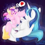 1:1 2013 absurd_res anthro anthrofied blue_eyes breasts cutie_mark duo equid equine erection feathered_wings feathers female female_penetrated fetlocks friendship_is_magic genitals hair hasbro heart_symbol hi_res hooves horn male male/female male_penetrating male_penetrating_female mammal multicolored_hair my_little_pony mythological_creature mythological_equine mythology nude penetration penile penile_penetration penis penis_in_pussy pink_body pink_feathers princess_cadance_(mlp) purple_eyes pussy sex shining_armor_(mlp) signature spread_legs spreading swissleos unicorn vaginal vaginal_penetration winged_unicorn wings