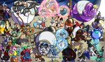 2017 absurd_res akaji animate_inanimate anthro balloon balloon_support blonde_hair brass_instrument bubble buoyantbliss_(character) circus_tent clown_costume collaboration dragon dragoneer_(character) eevee electronics elephant elephantid equid equine expy_(expandranon) food generation_1_pokemon generation_2_pokemon glistening glistening_body green_hair hair hasbro headphones hi_res hose hose_in_mouth hose_inflation hyper hyper_inflation implied_popping inflatable inflation inflation_fetish living_balloon living_inflatable mammal marc_(shinytotodude) musical_instrument my_little_pony mythological_creature mythological_equine mythological_scalie mythology nintendo pastry pegasus pie pokemon pokemon_(species) proboscidean scalie spherical_inflation tent totodile tuba virmir wind_instrument wings