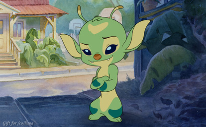 3_toes antennae_(anatomy) arm_markings blue_eyes crossed_arms cute_fangs eyebrows eyelashes facial_markings fangs feet forehead_markings head_markings head_tuft leg_markings male markings multicolored_antennae outside raised_eyebrow screencap screencap_background semi-anthro solo standing teeth text toes tuft juneartcraft19 disney lilo_and_stitch bonnie_(lilo_and_stitch) alien experiment_(lilo_and_stitch) 2020 digital_drawing_(artwork) digital_media_(artwork) english_text