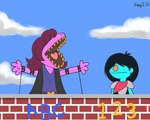 bracelet duo female hair jewelry open_mouth parody puppet purple_body purple_hair spiked_bracelet spikes what year conditional_dnp zp92 cartoon_network deltarune dexter's_laboratory kris_where_are_we puppet_pals undertale_(series) kris_(deltarune) susie_(deltarune) human lizard mammal reptile scalie 2021 absurd_res hi_res meme