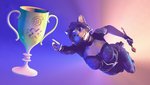 anthro award breasts clothed clothing female reaching solo staff trophy thesp97 nintendo star_fox warfare_machine krystal_(star_fox) warfare_krystal canid canine fox mammal 3d_(artwork) absurd_res digital_media_(artwork) hi_res source_filmmaker_(artwork)