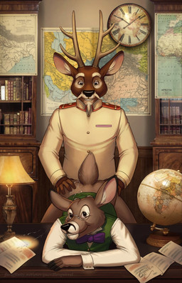 2014 anal anthro antlers bent_over bottomless cervine clothed clothing cum cum_on_back deer desk duo eyewear from_behind fur glasses guerillasquirrel half-dressed horn male male/male mammal nude raised_tail sex
Rating: Explicit
Score: 10
User: TonyLemur
Date: September 07, 2014 2014 anal anthro antlers bent_over bottomless cervine clothed clothing cum cum_on_back deer desk duo eyewear from_behind fur glasses guerillasquirrel half-dressed horn male male/male mammal nude raised_tail sex
Rating: Explicit
Score: 10
User: TonyLemur
Date: September 07, 2014