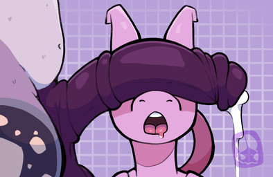 ahegao anthro aroused balls big_penis bodily_fluids cum dripping duo front_view genital_fluids genitals huge_penis leaking_cum looking_pleasured male male/male penis penis_on_face precum precum_drip seductive side_view simple_background just_sunel nintendo pokemon pat_(lapatte) sunel_deer deer generation_1_pokemon legendary_pokemon mammal mewtwo pokemon_(species) hi_res