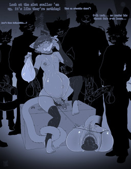 anal anal_penetration anthro anus balls big_anus big_balls big_nipples big_penis big_sex_toy blush blush_lines blushing_profusely buttplug buttplug_in_ass buttplug_insertion cavity_storage condom condom_gagging condom_swallowing construction_site dialogue embarrassed embarrassed_male genital_piercing genitals group group_sex huge_penis large_penetration loose_anus male male/male nipples object_in_ass object_vore orgy penetration penis penis_piercing piercing plug_(sex_toy) plug_insertion puffy_anus saggy_balls sex sex_toy sex_toy_in_ass sex_toy_insertion sexual_barrier_device silhouette silhouetted_body simple_background stomach_storage swallowing tongue tongue_piercing vore kittykuscell caisey_(kittykuscell) canid canine canis domestic_cat domestic_dog felid feline felis lagomorph mammal hi_res