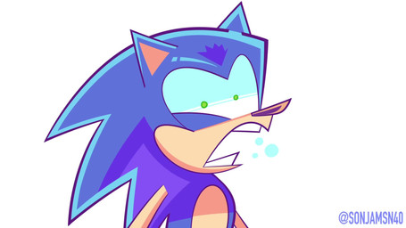 anthro blue_body chili_dog clothed clothing duo female food funny_face fur gesture gloves hair half-closed_eyes hand_gesture handwear holding_object holding_plate hot_dog humor male narrowed_eyes open_mouth plate simple_background smile smirk smug_face teeth thumbs_up topwear sonjamsn40 sega sonic_the_hedgehog_(series) the_eric_andre_show we'll_be_right_back amy_rose sonic_the_hedgehog eulipotyphlan hedgehog mammal 16:9 2025 2d_animation animated digital_media_(artwork) english_audio short_playtime sound voice_acted webm widescreen