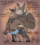 2023 age_difference anthro anthro_on_anthro armpit_hair asinus bodily_fluids body_hair bottomwear bowserboy101 clothing dialogue dolphin_shorts donkey dumbbell duo english_text equid equine erection facial_hair father_(lore) father_and_child_(lore) father_and_son_(lore) genital_fluids genitals heart_symbol hi_res hooves humanoid_genitalia humanoid_penis incest_(lore) larger_male male male/male mammal mature_anthro mature_male muscular muscular_anthro muscular_male musk mustache nipples older_male parent_(lore) parent_and_child_(lore) parent_and_son_(lore) penis precum precum_through_clothing pubes shorts size_difference smaller_male smallsrabbit son_(lore) sweat text weights wet wet_clothing younger_male