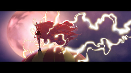 anthro electricity female full_moon fur glowing hair long_hair moon night solo white_body white_fur white_hair courtneyemmet one_piece carrot_(one_piece) sulong_carrot lagomorph leporid mammal rabbit 16:9 hi_res widescreen