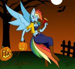 anthro cosplay crossover_cosplay female food fruit holidays jack-o'-lantern plant pumpkin solo weapon samuel-neocros friendship_is_magic halloween hasbro my_little_pony sly_cooper_(series) sony_corporation sony_interactive_entertainment sucker_punch_productions carmelita_fox rainbow_dash_(mlp) equid mammal crossover