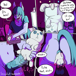 anal angry animal_genitalia animal_penis anthro anus athletic big_butt big_penis bottomless butt button_(fastener) button_eyes clothed clothing computer computer_monitor dialogue electronics equine_genitalia equine_penis eyewear facial_piercing female flat_chested forced genitals glasses hair happy hate_sex inside keyboard long_hair magic male muscular muscular_thighs narrowed_eyes neet nose_piercing nose_ring nude onomatopoeia penetrable_sex_toy penis piercing pink_body plushie plushophilia puffy_anus punishment rape revenge ring_piercing sex sex_toy shirt size_difference small_penis solo sound_effects squint t-shirt text topwear voodoo voodoo_doll hocolatemilk cynthia_(hocolatemilk) equid equine horse mammal 1:1 absurd_res comic hi_res sequence trans_(lore) trans_woman_(lore)