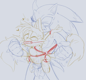 2_tails anal anal_penetration anthro balls bdsm belly_riding bodily_fluids bondage bound bound_together censored_genitalia censored_penis cobondage cum cum_drip dominant dripping duo erection fannypacking gag gagged genital_fluids genitals grin heart_symbol holding_tail male male/male male_penetrated male_penetrating male_penetrating_male multi_tail nude penetration penile penis restraints rope rope_bondage rope_harness sex simple_background size_difference smile standing standing_sex submissive tail teeth young young_anthro funkiepoop sega sonic_the_hedgehog_(series) sonic_unleashed miles_prower sonic_the_hedgehog sonic_the_werehog canid canine eulipotyphlan fox hedgehog mammal werecreature wereeulipotyphlan werehog censored digital_media_(artwork)