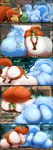 2023 abdominal_bulge absurd_res after_vore almost_fully_inside alolan_form alolan_ninetales asaneman ass_up belly belly_squish big_belly big_butt blue_body blue_eyes blue_fur border burp_cloud burping butt butt_expansion canid canine comic countershade_butt countershading death dialogue digestion digestion_noises digital_media_(artwork) duo duo_focus ear_piercing ear_ring english_text expansion eyelashes face_imprint fatal_vore female female_pred feral feral_pred five_frame_image fluffy fluffy_tail fox fur gem generation_7_pokemon glut green_eyes group hand_imprint heart_symbol hi_res huge_belly huge_butt huge_hips huge_thighs hyper hyper_belly hyper_butt hyper_hips hyper_thighs imprint jewelry kea_(asaneman) licking licking_lips looking_at_another lying mammal mass_vore neck_bulge necklace nintendo on_front onomatopoeia open_mouth oral_vore orange_body orange_fur pearl_(gem) pearl_necklace pendant piercing pokemon pokemon_(species) quadruped question_mark raised_tail regional_form_(pokemon) resting_on_belly ring_piercing rumbling_stomach slosh smile sound_effects squish struggling struggling_prey swallowing tail text thick_thighs tongue tongue_out valorie vore weight_gain white_body white_fur wide_hips