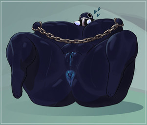 anthro anus areola big_anus big_areola big_breasts big_butt big_nipples bound breasts butt chain chained collar female genitals huge_areola huge_breasts huge_butt huge_thighs lying nipple_piercing nipples on_back paws piercing solo spiked_collar spikes spread_legs spreading thick_thighs vulva thecoatl034 mario_bros nintendo gigi_(thecoatl034) chain_chomp absurd_res hi_res
