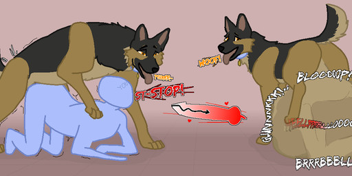 4_toes ambiguous_gender begging_to_stop black_body black_eyebrows black_fur black_nose cock_vore collar collar_tag digestion duo eyebrows feet feral feral_pred forced fur genitals male multicolored_body multicolored_fur open_mouth orange_eyes penile penis pink_background pink_tongue rape sex simple_background tail text toes tongue unwilling_prey vore feral-puppy ambiguous_species canid canine canis domestic_dog german_shepherd herding_dog mammal pastoral_dog english_text