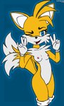 anthro breasts crossgender female genitals one_eye_closed pussy solo tongue tongue_out wink darkholm1 sega sonic_the_hedgehog_(series) miles_prower canid canine fox mammal hi_res