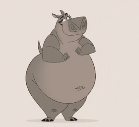 anthro anus belly belly_jiggle big_belly big_butt butt butt_jiggle dancing eyes_closed female genitals glistening glistening_butt grey_body grey_skin huge_butt humanoid_genitalia humanoid_vulva jiggling looking_at_viewer navel overweight overweight_female shadow smile solo thick_thighs vulva mmuhu dreamworks madagascar_(series) gloria_(madagascar) common_hippopotamus hippopotamid mammal 2026 animated animated_gif loop short_playtime