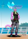 2018 anthro anthrofied comic dragon english_text friendship_is_magic green_body green_eyes green_scales hasbro hi_res looking_at_viewer male muscular muscular_anthro muscular_male my_little_pony mythological_creature mythological_scalie mythology outside pia-sama purple_body purple_scales scales scalie sharp_teeth smile solo spike_(mlp) tail teeth text
