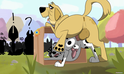age_difference anal anal_penetration anatomically_correct anatomically_correct_genitalia anatomically_correct_penis animal_genitalia animal_penis anus balls big_balls black_body black_fur black_nose black_spots bodily_fluids canine_genitalia canine_penis chew_toy cum cum_in_ass cum_inside cum_on_body cum_while_penetrated elderly_male erection exposed feral feral_on_feral feral_penetrated feral_penetrating feral_penetrating_feral floppy_ears fur genital_fluids genitals group heterochromatic_ears knot knotted_penis male male/male male_penetrated male_penetrating male_penetrating_male mature_male nude outside_sex penetration penile penile_penetration penis profanity sex spots tan_body tan_fur text toony white_body white_fur white_spots foxretro 101_dalmatian_street 101_dalmatians disney dylan_(101_dalmatians) fergus_(101_dalmatians) godfrey_(101_dalmatians) hansel_(101_dalmatians) spencer_(101_dalmatians) bird_dog canid canine canis dachshund dalmatian domestic_dog fox golden_retriever hunting_dog husky mammal nordic_sled_dog red_fox retriever spitz true_fox 5:3 english_text hi_res